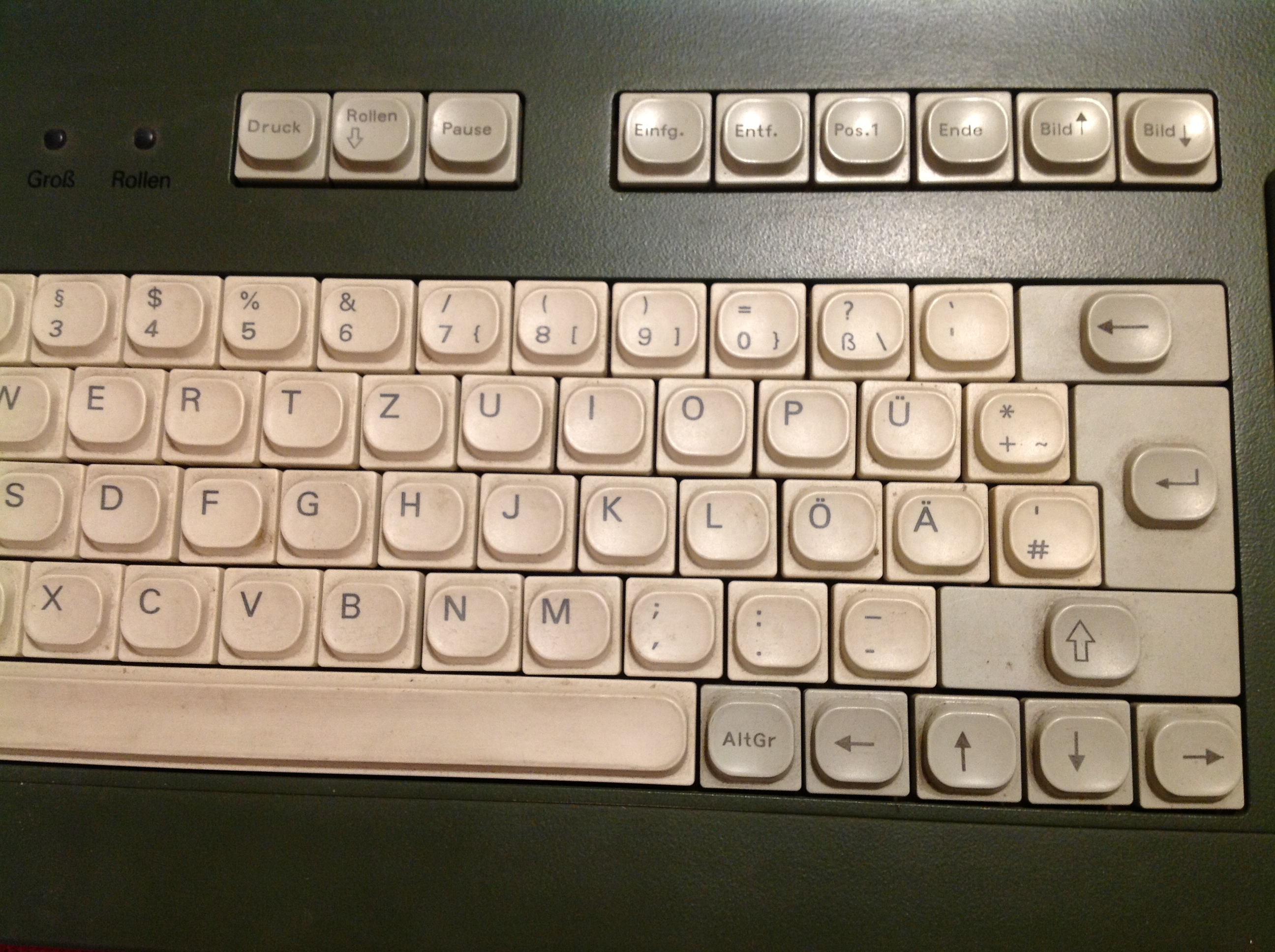 Bundeswehr GFK Tastatur Heros Computer incl. Srollball
