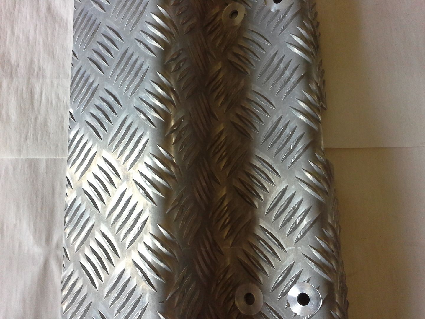 2 Stufen Trittblech - Riffelblech 2 Stufen Trittblech - Riffelblech