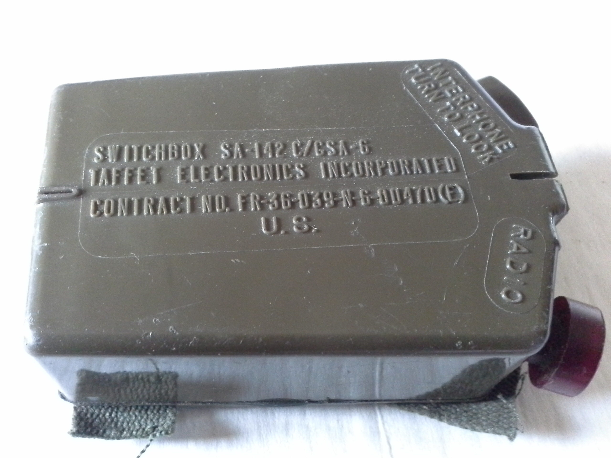 Switchbox SA-142 C/GSA-6 Brustschaltkasten für Funkgerät