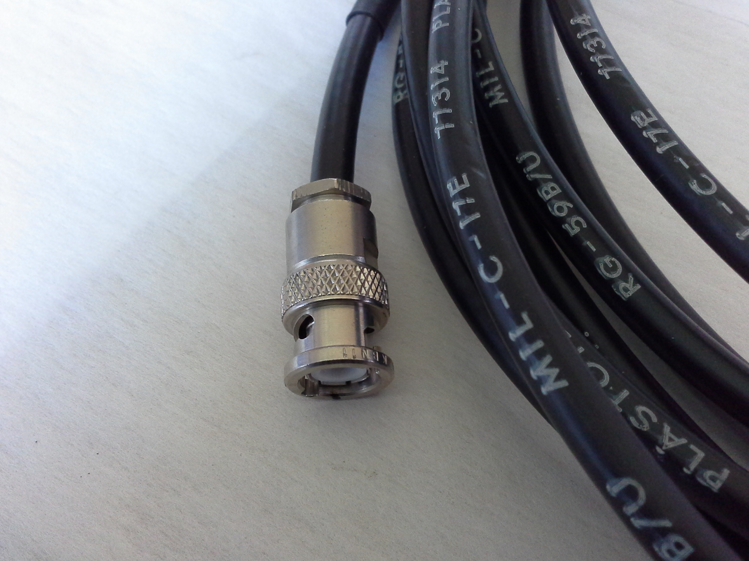 Hochfrequenzkabel RG59-B/U mit 2 x BNC Crimpstecker Kabel 14