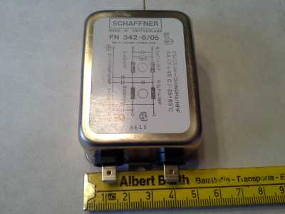 Schaffner Hochfrequenz Filter FN342-6/05