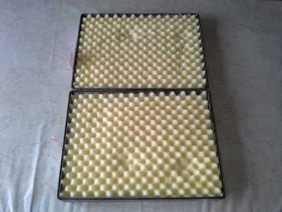 GFK Kiste mit Schaumstoffeinlage 40 x 30 x 8 cm