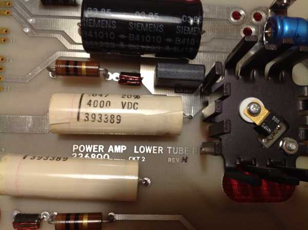 Platine Power AMp Lower Tube PCB
