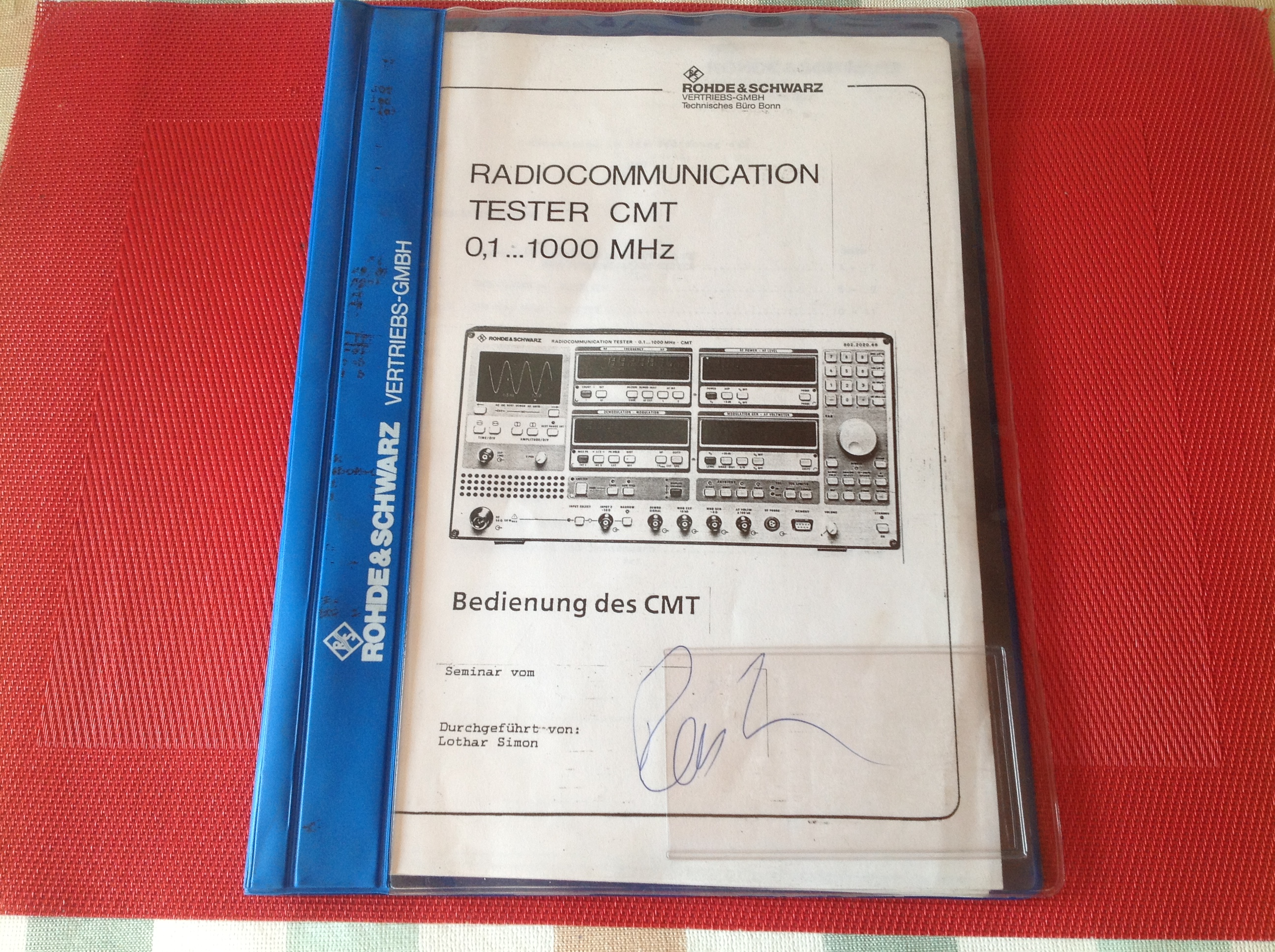 Rohde &amp; Schwarz Radiocommunikationstester CMT 42
