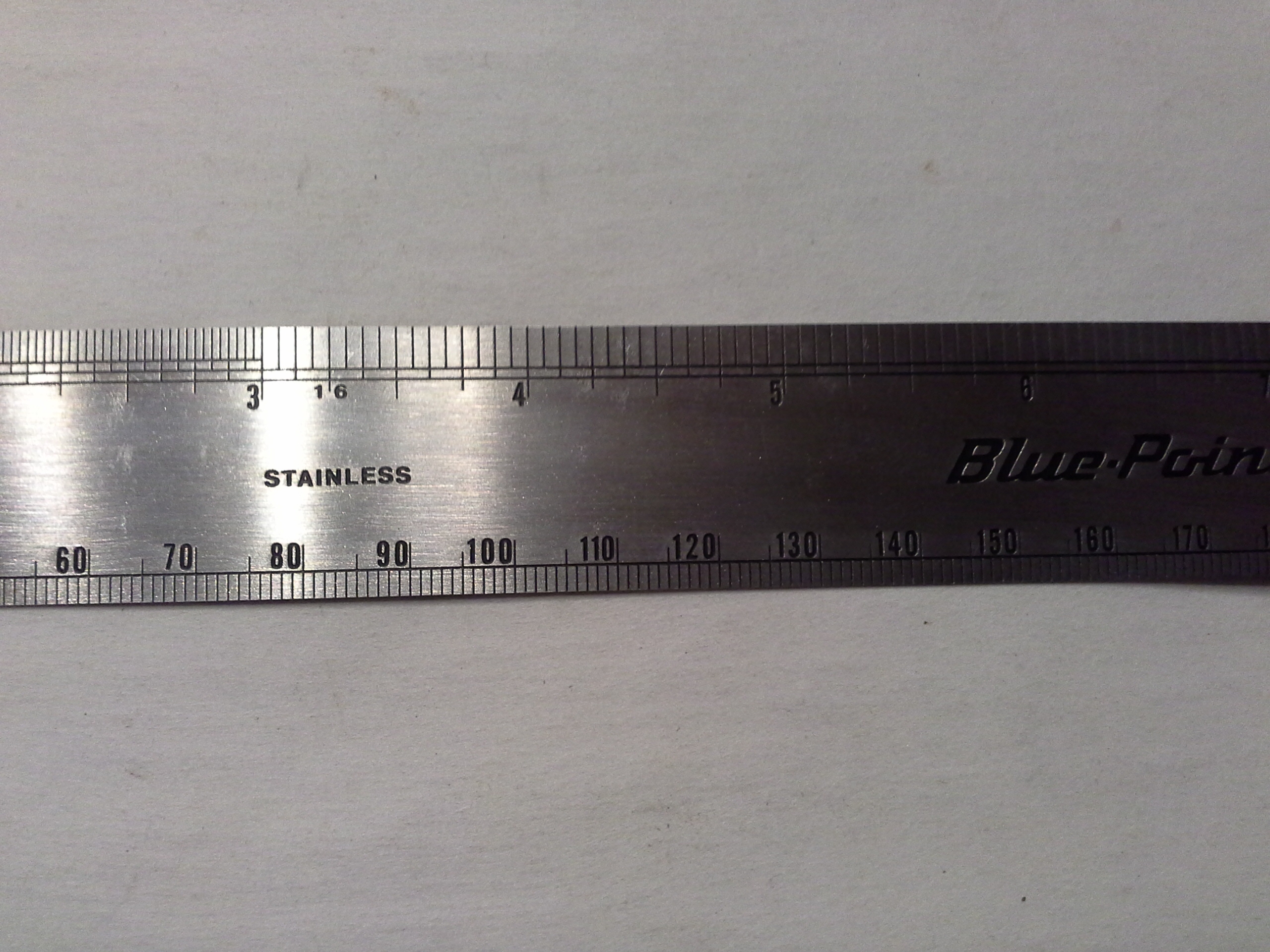 Snap-on Blue-Point YA120A Stahl Lineal 12" - 30 cm