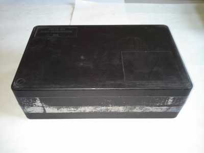 GFK-Kiste schwarz mit Schaumstoffeinlage 32 x 20 x 10cm