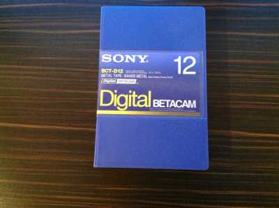 Sony BCT-D12 Digital Betacam Video Cassette