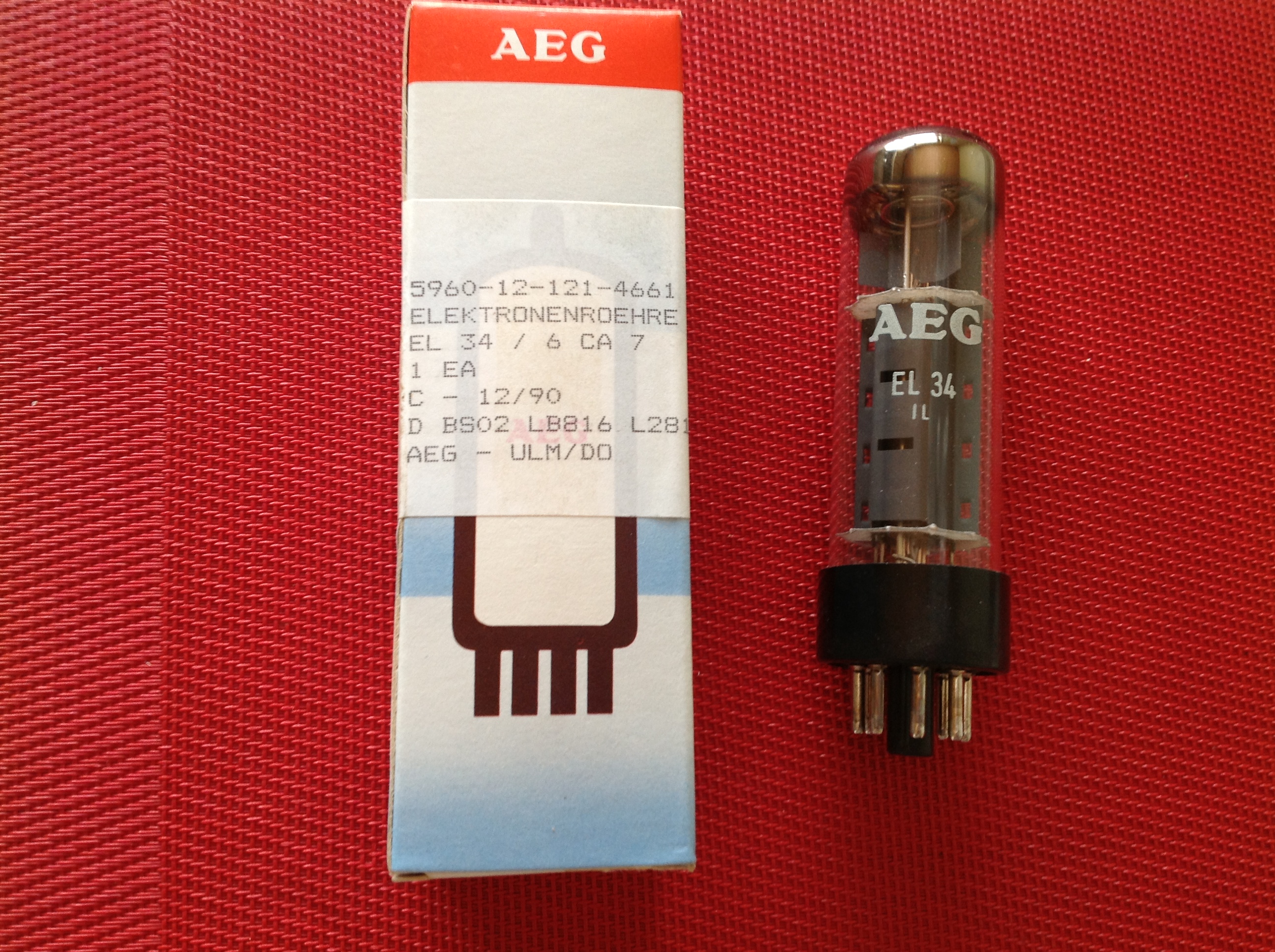 Elektronenröhre AEG EL 34