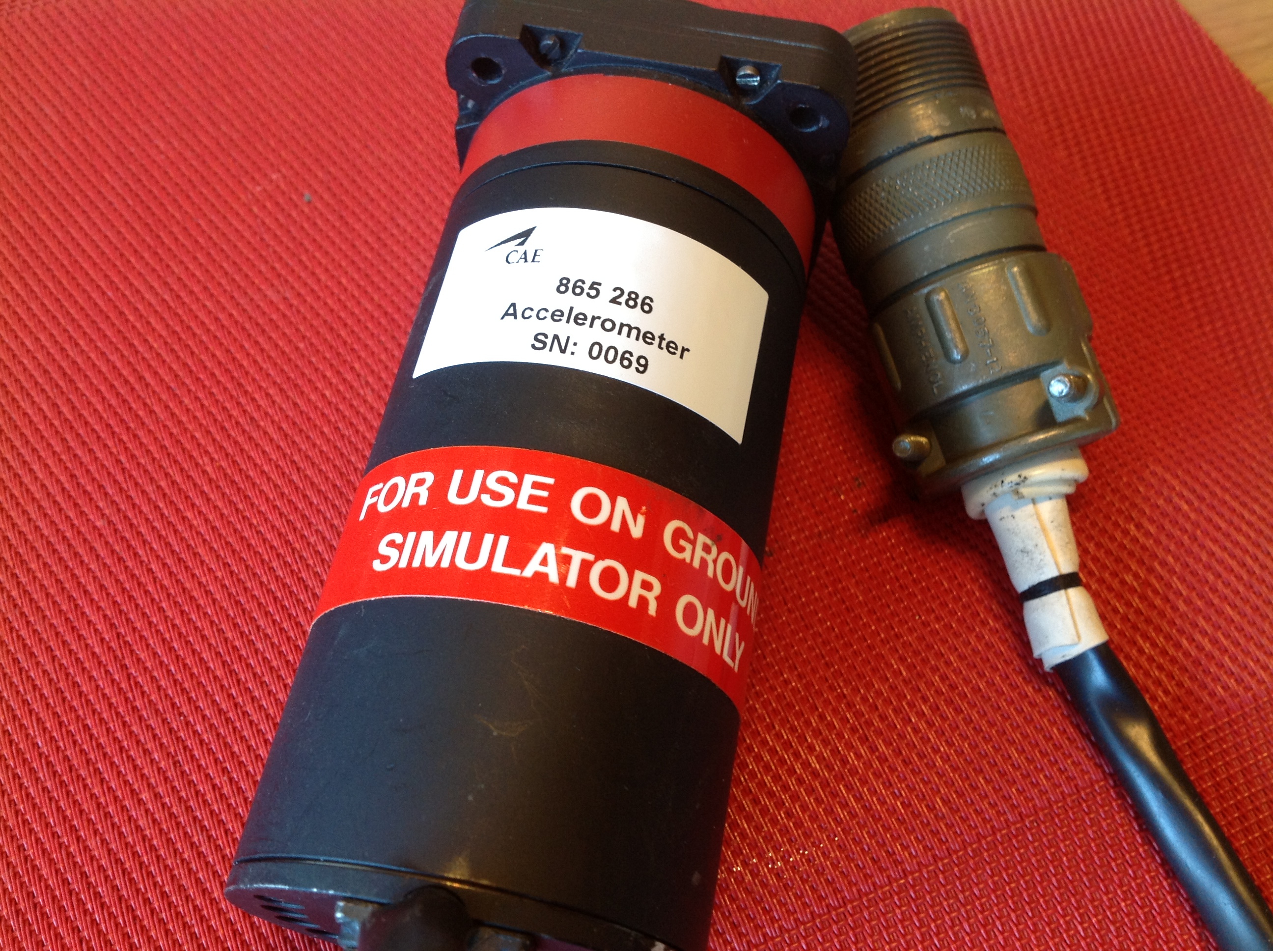 Indicator, Instrumentenanzeige, Accelerometer, Simulator Vers.Nr. 6610-00-832-0608