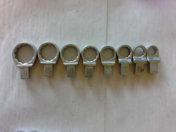 1 Satz Einsteck-Ring-Schlüssel ¾ Antrieb - 8 Stück"