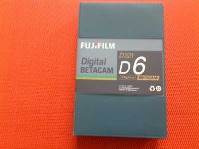 Fuji Digital Betacam Kassette D321 D6
