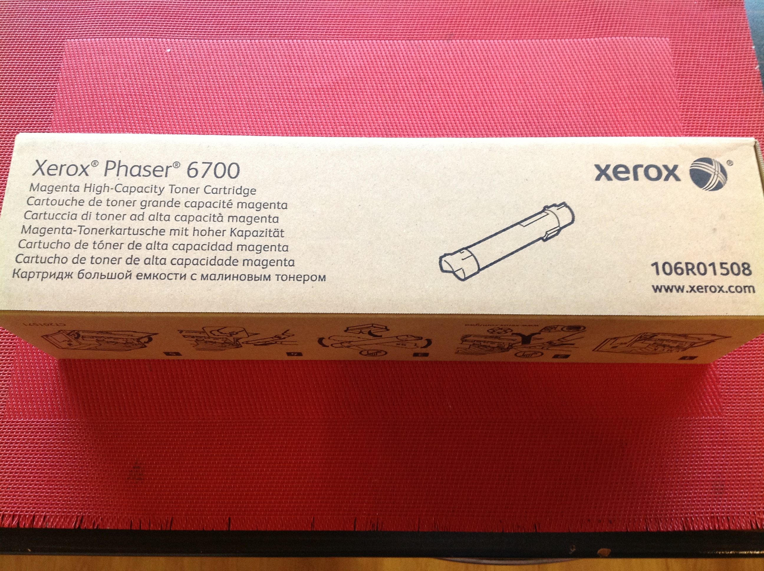 Xerox 106R01508 Phaser 6700, Magenta Toner
