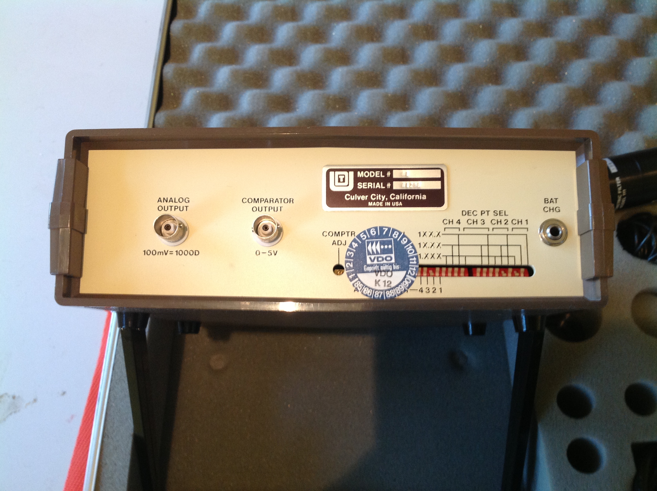 United Detector Technology 61 Optometer