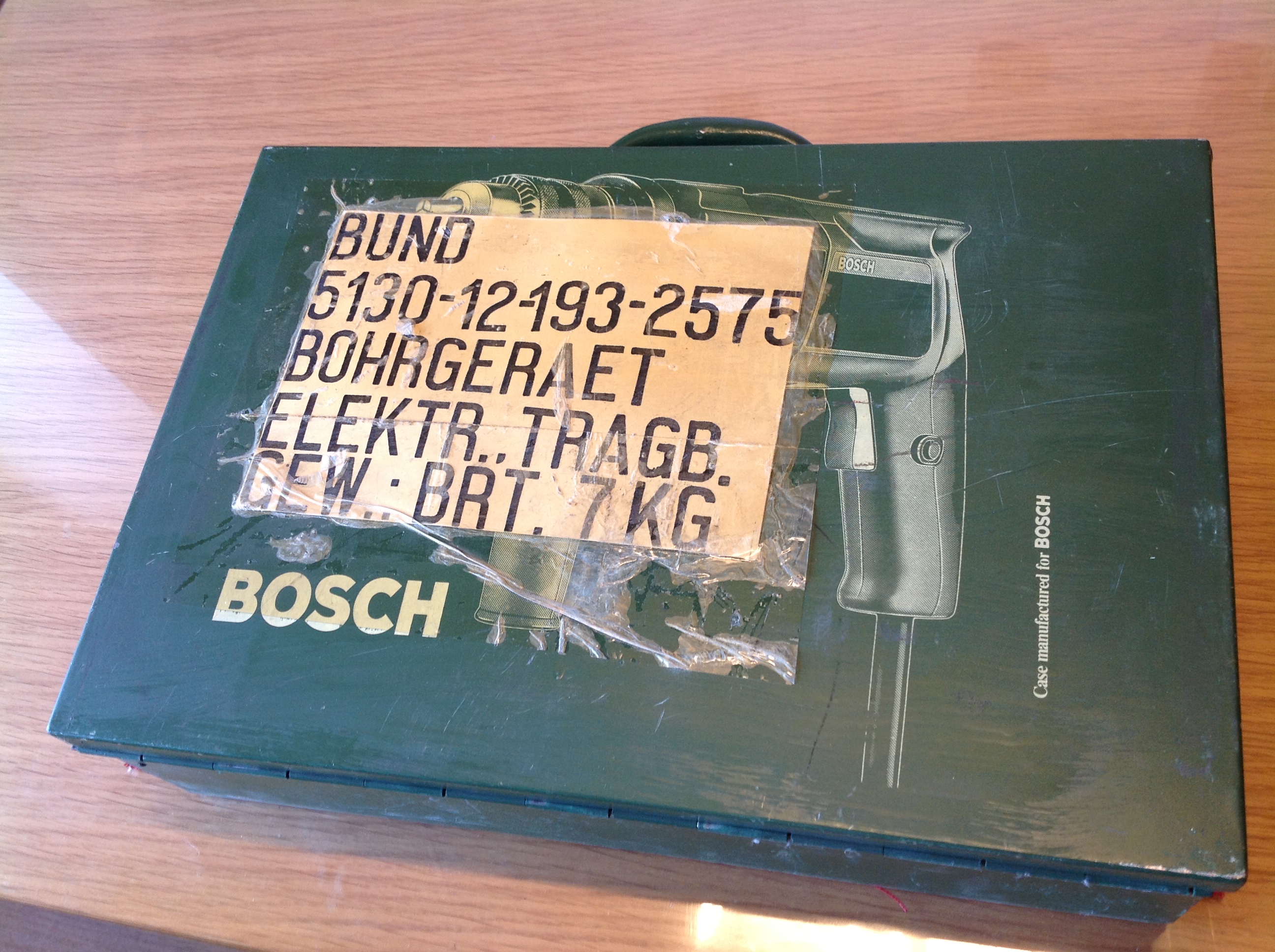 Bundeswehr, Bosch, Bohrgerät, Bohrmaschine 1126.0, 550 W
