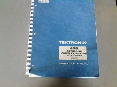 Tektronix 466  Oszilloscope + Tektronix 1106 Battery Pack
