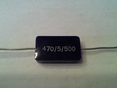 5 x Kondensator 470uF +-5% - 500V