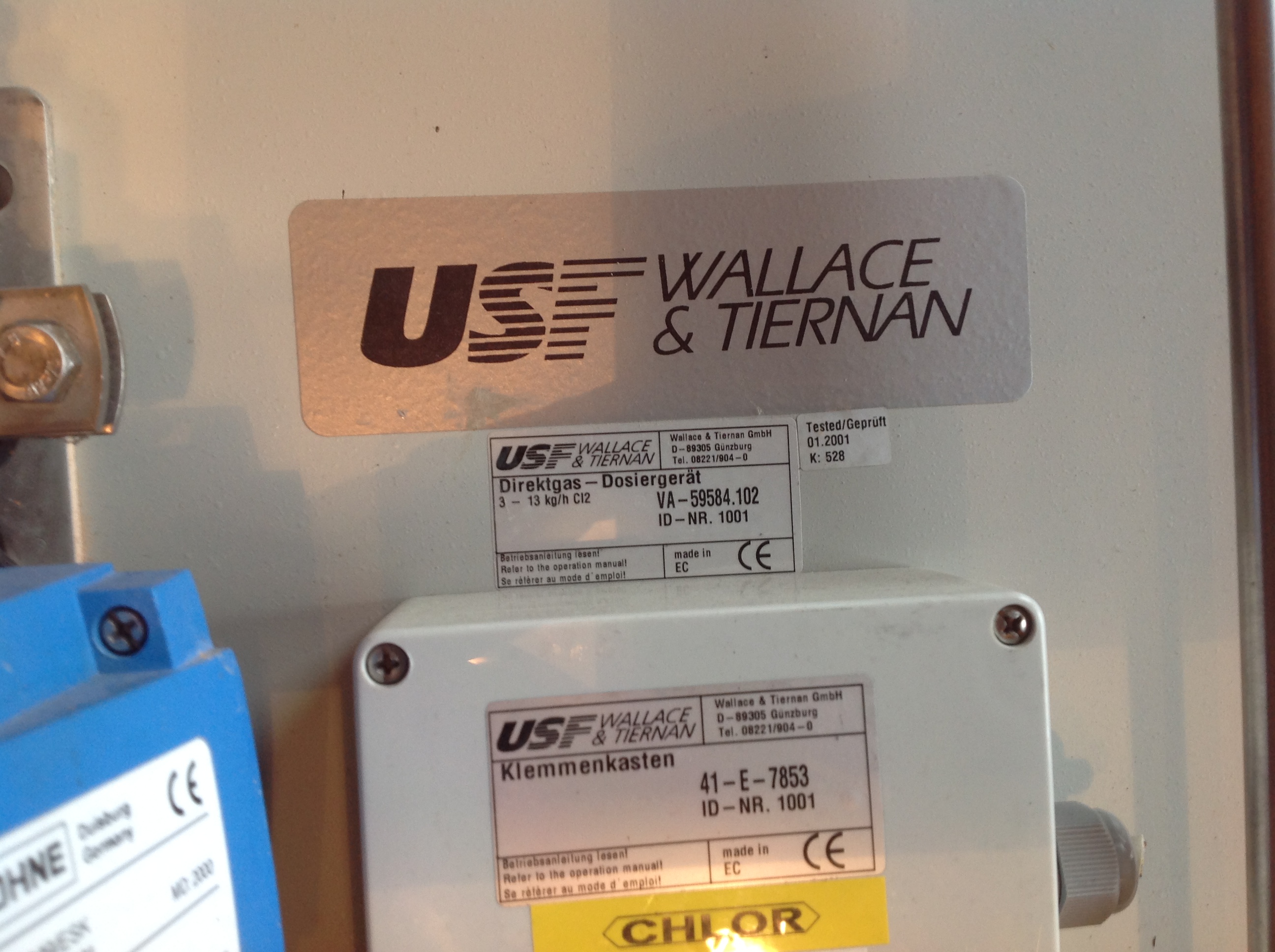 Wallace & Tiernan Direktgas-Dosiergerät VA-59584-102 Wallace & Tiernan Direktgas-Dosiergerät VA-59584-102