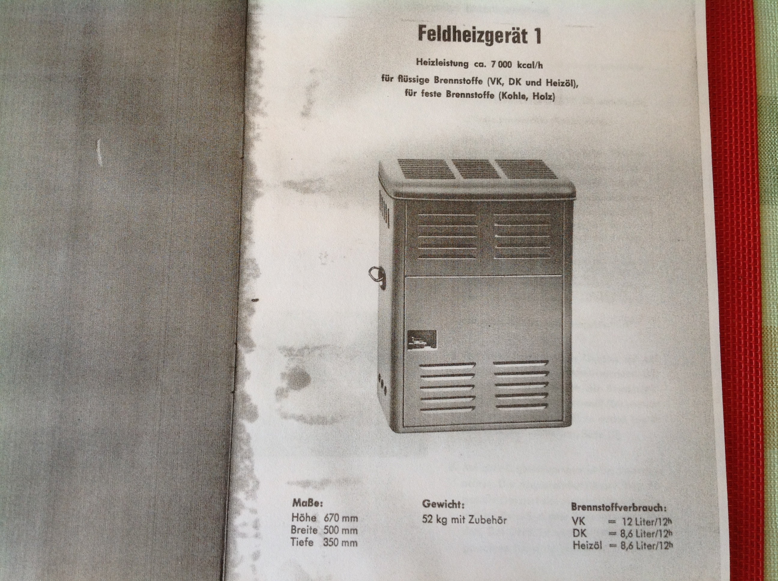 Bedienungsanleitung Feldheizgerät 1