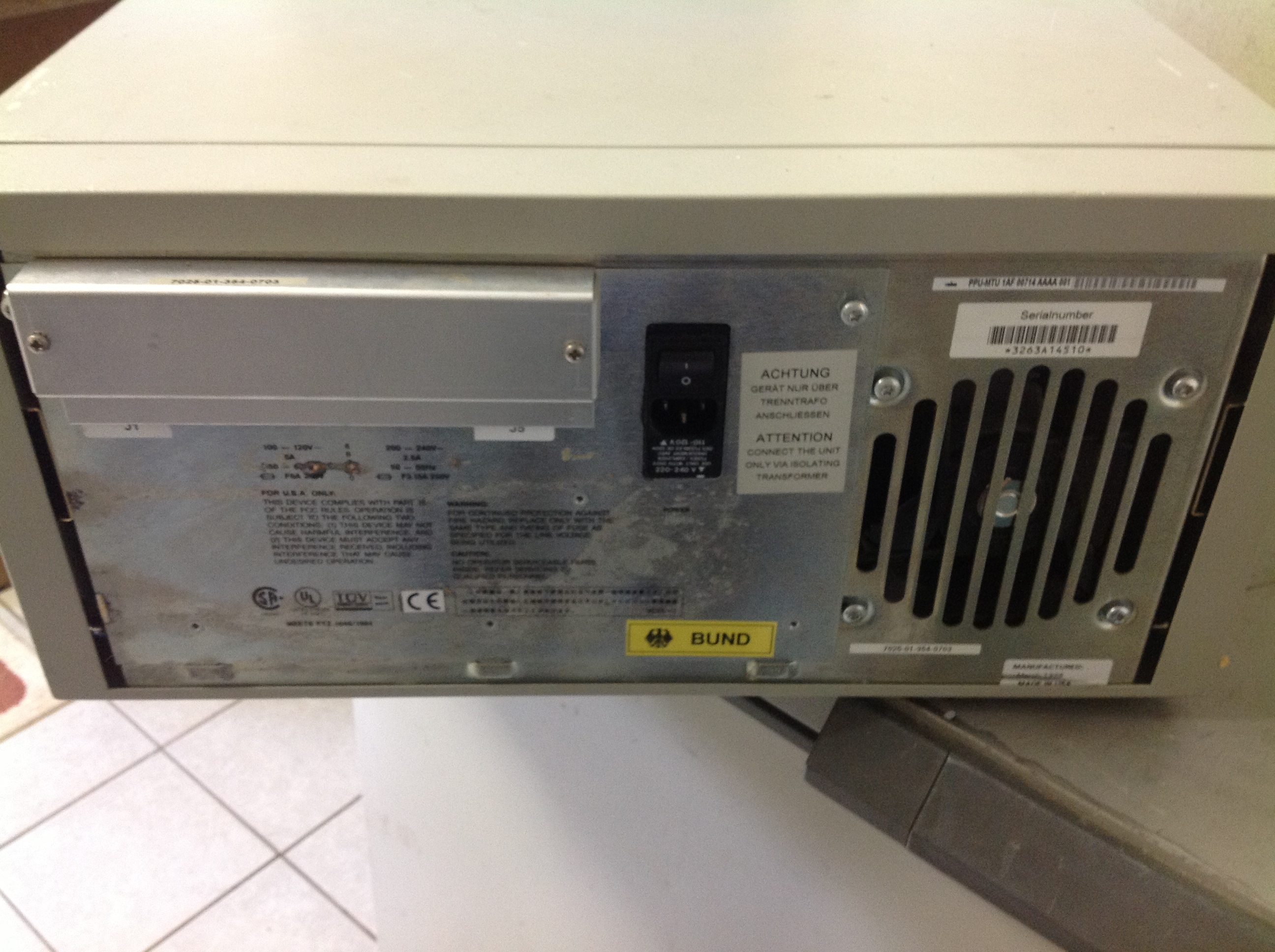 Hewlett Packard 88780 B Autoload-Datenrolle mit Bandlaufwerk Vintage-Einheit