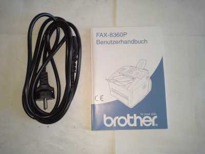 Brother 8360P-Laser Faxgerät mit Toner
