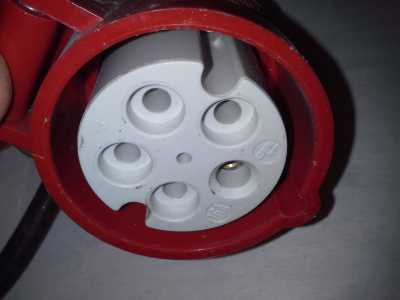 Starkstromadapterkabel 16A/220 - 380V