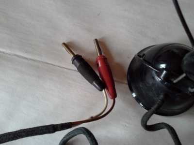 Headset-Kopfhörer mit Metallbügel und 2 x Klinkenanschluß