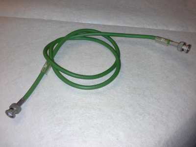 Video Koaxial Kabel 0,6/3,7 grün - 75 Ohm Länge 0,8m