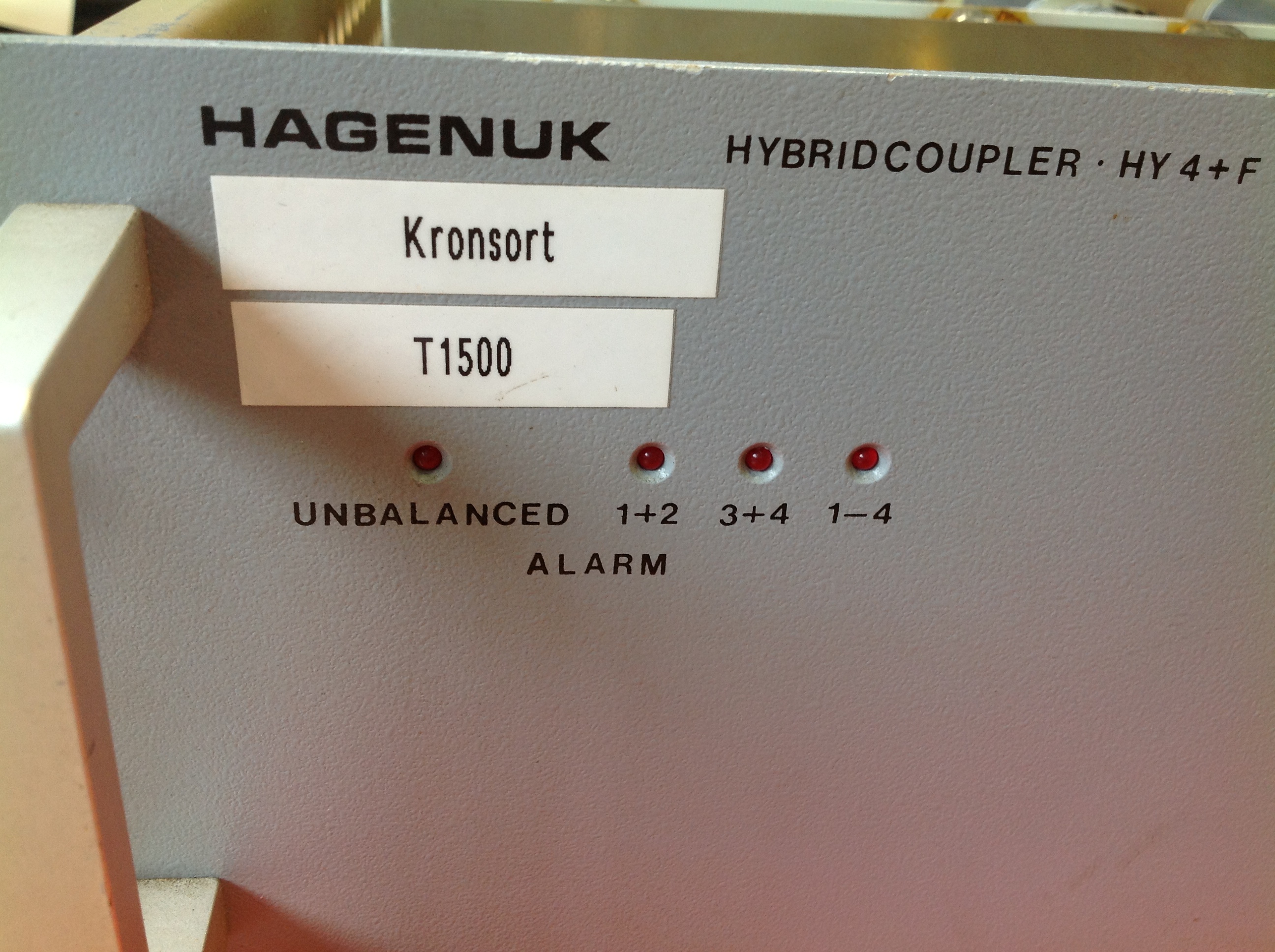 Hagenuk Hybridcoupler Typ HY 4+F Senderbauteil