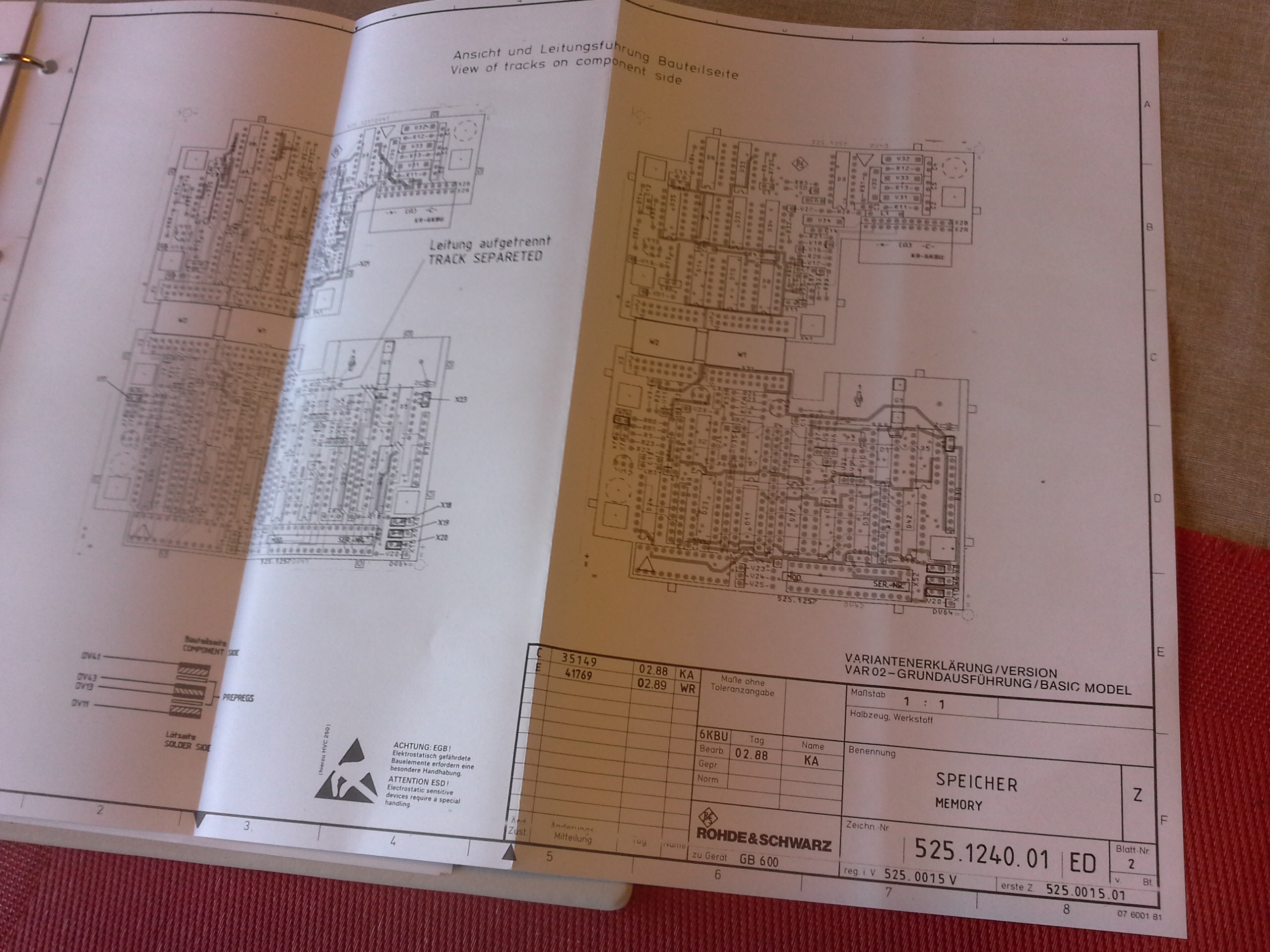 Handbuch, Rohde & Schwarz, Bediengerät GB 600