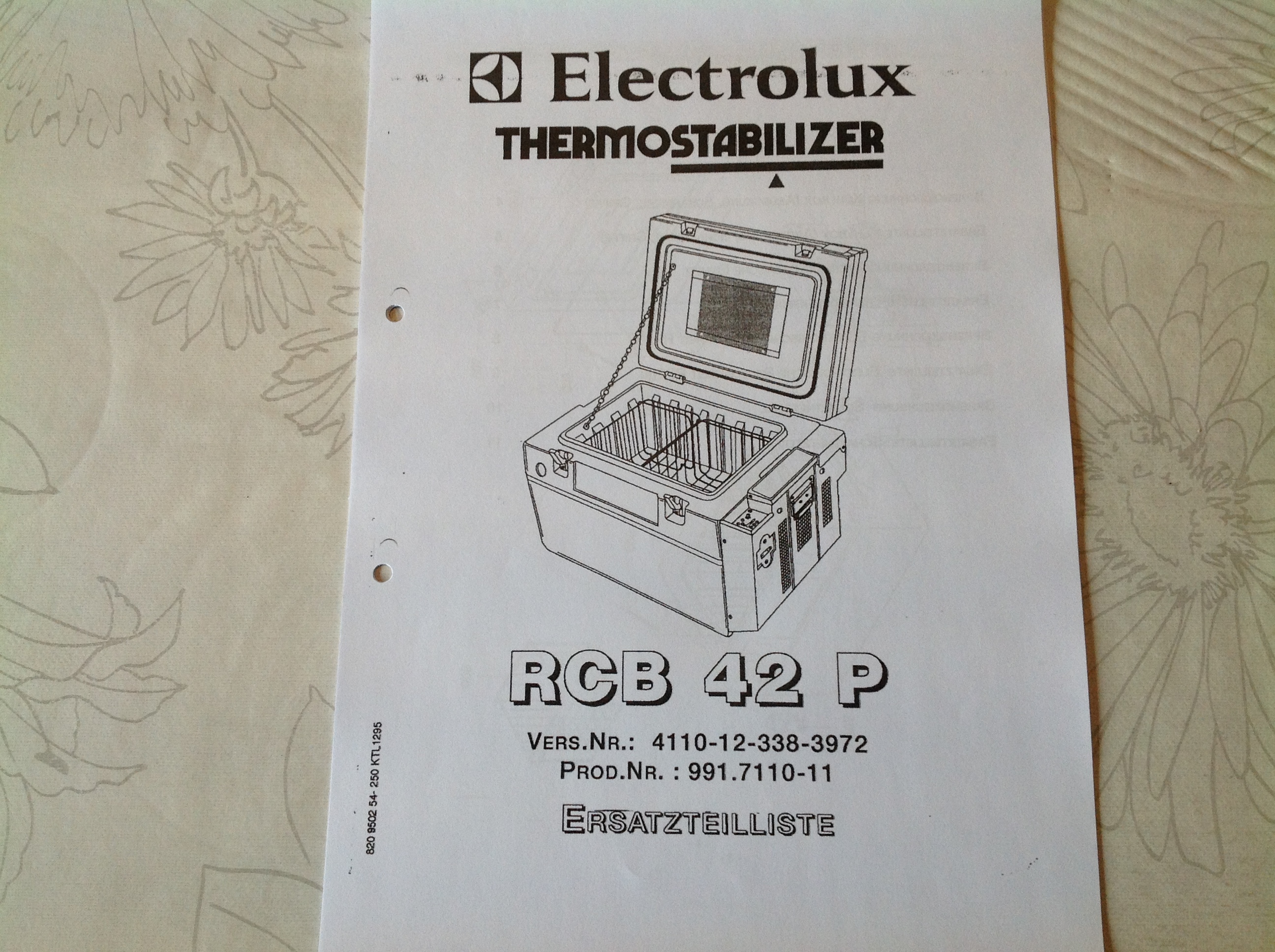 Electrolux Thermo Stabilizer RCB 42 P