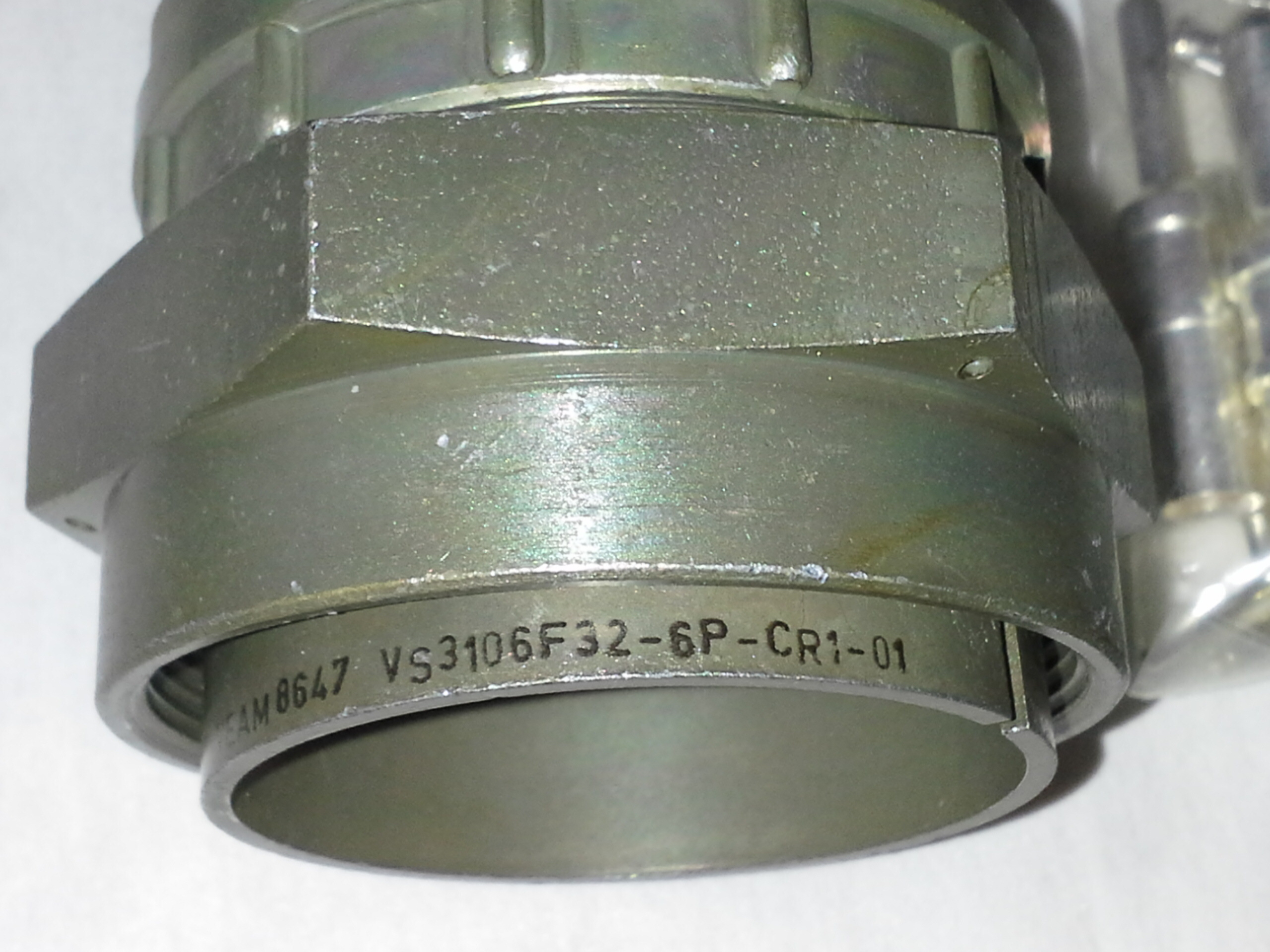 Milit. Silbersteckverbinder VS3106F32-6P-CR1-01