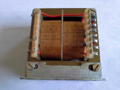 Netztransformator UN3, 1 - 12V