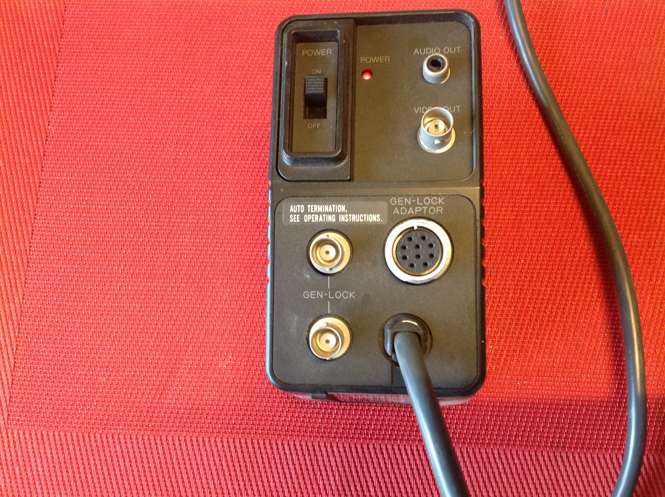Panasonic WV-PS03/G - Gen-Lock Adaptor DC Adapter Kamera/Camcorder Power Supply 