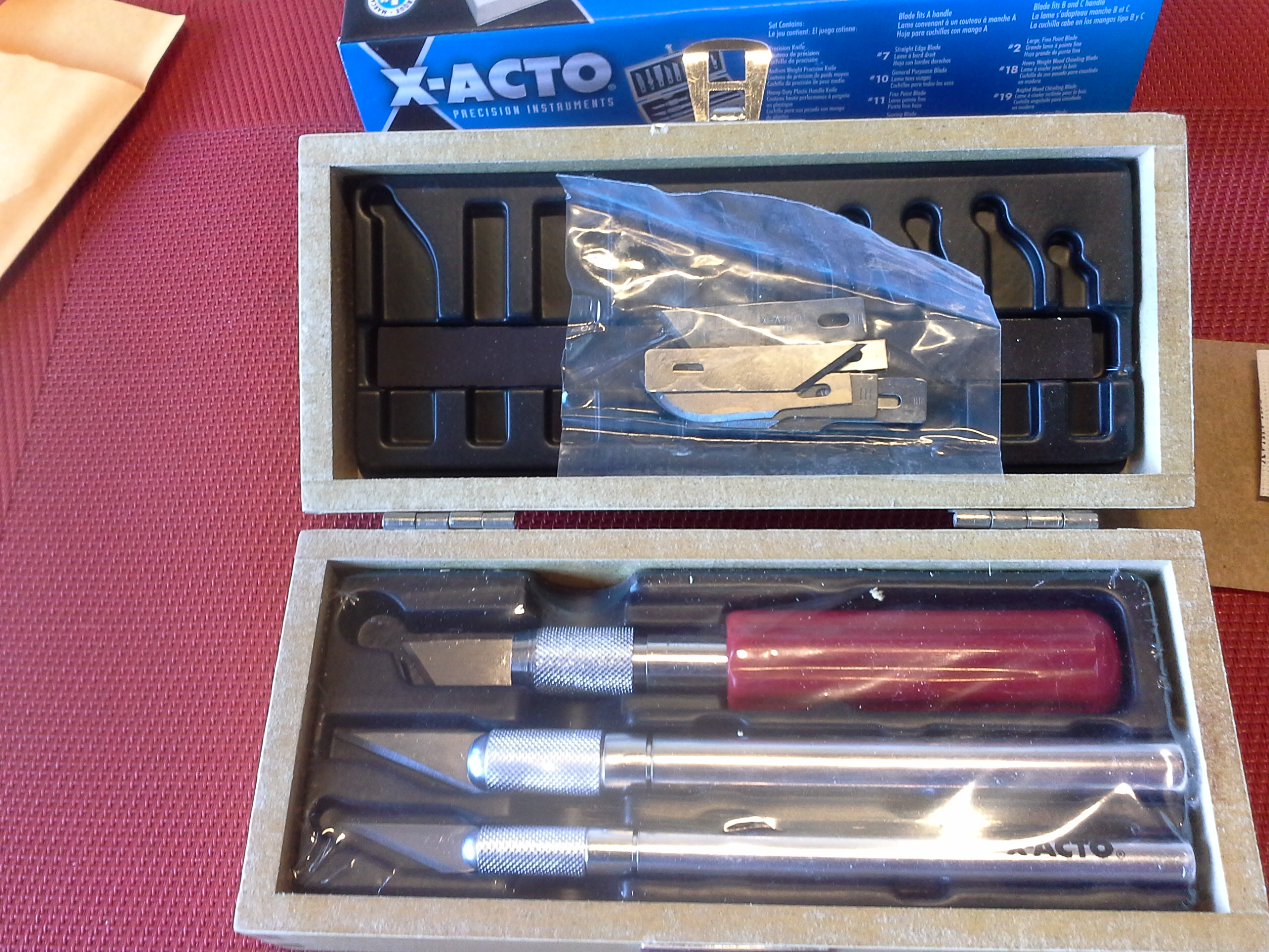 X-Acto Precision Instruments, Basic Knife Set, Messer-Set, 13 tlg