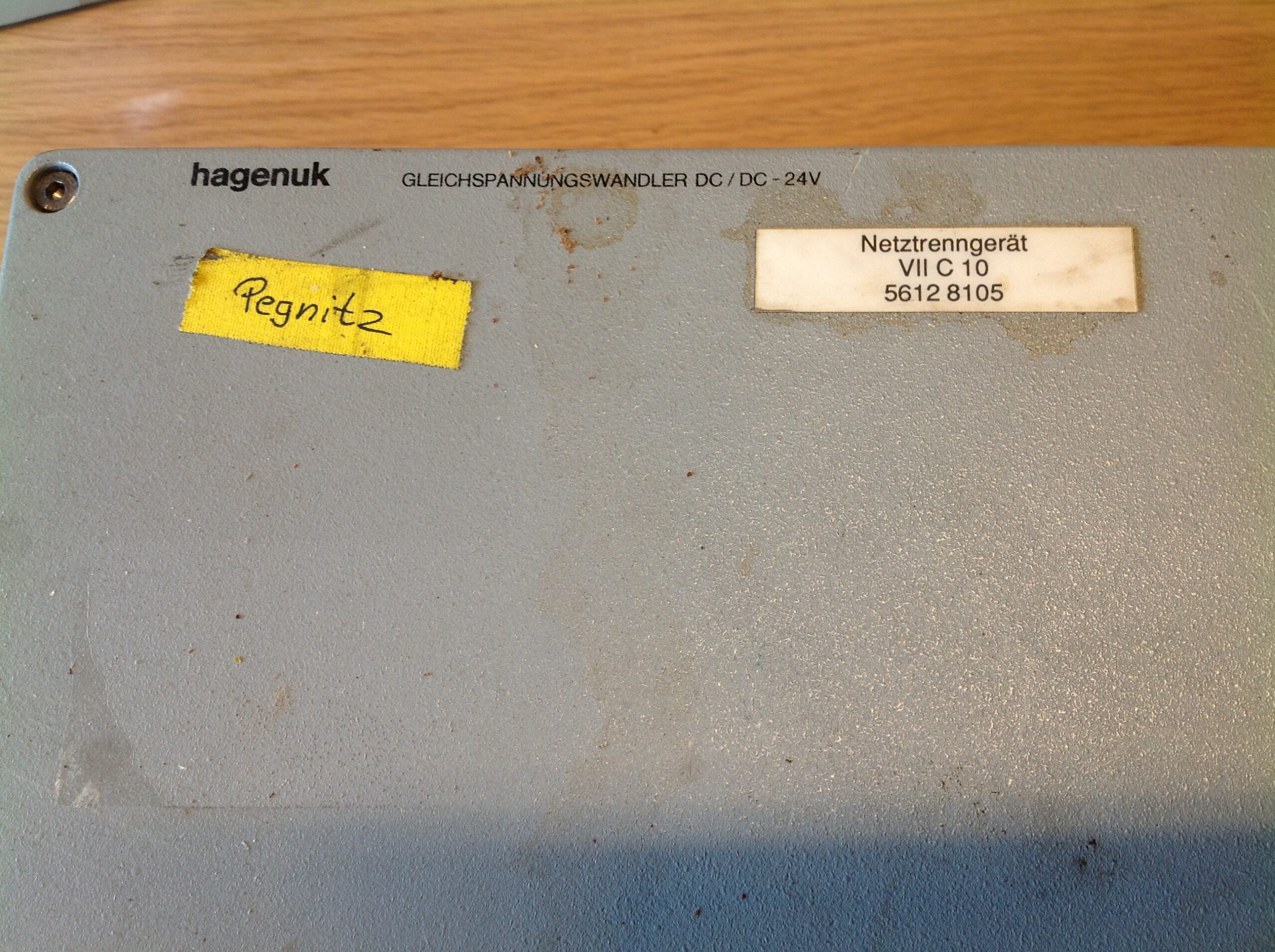 Hagenuk Gleichspannungswandler DC/DC 24 V, Netztrenngerät VII C 10 5612 8105