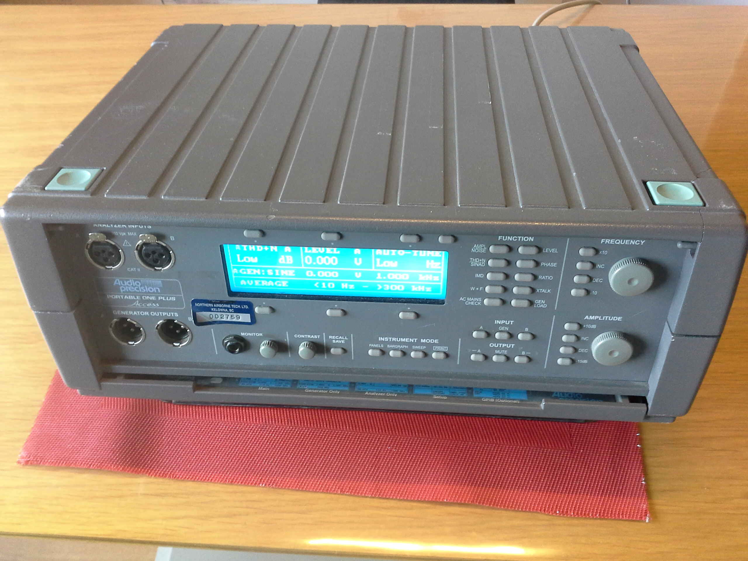 Audio Precision, Portable One Audio Precision, Portable One