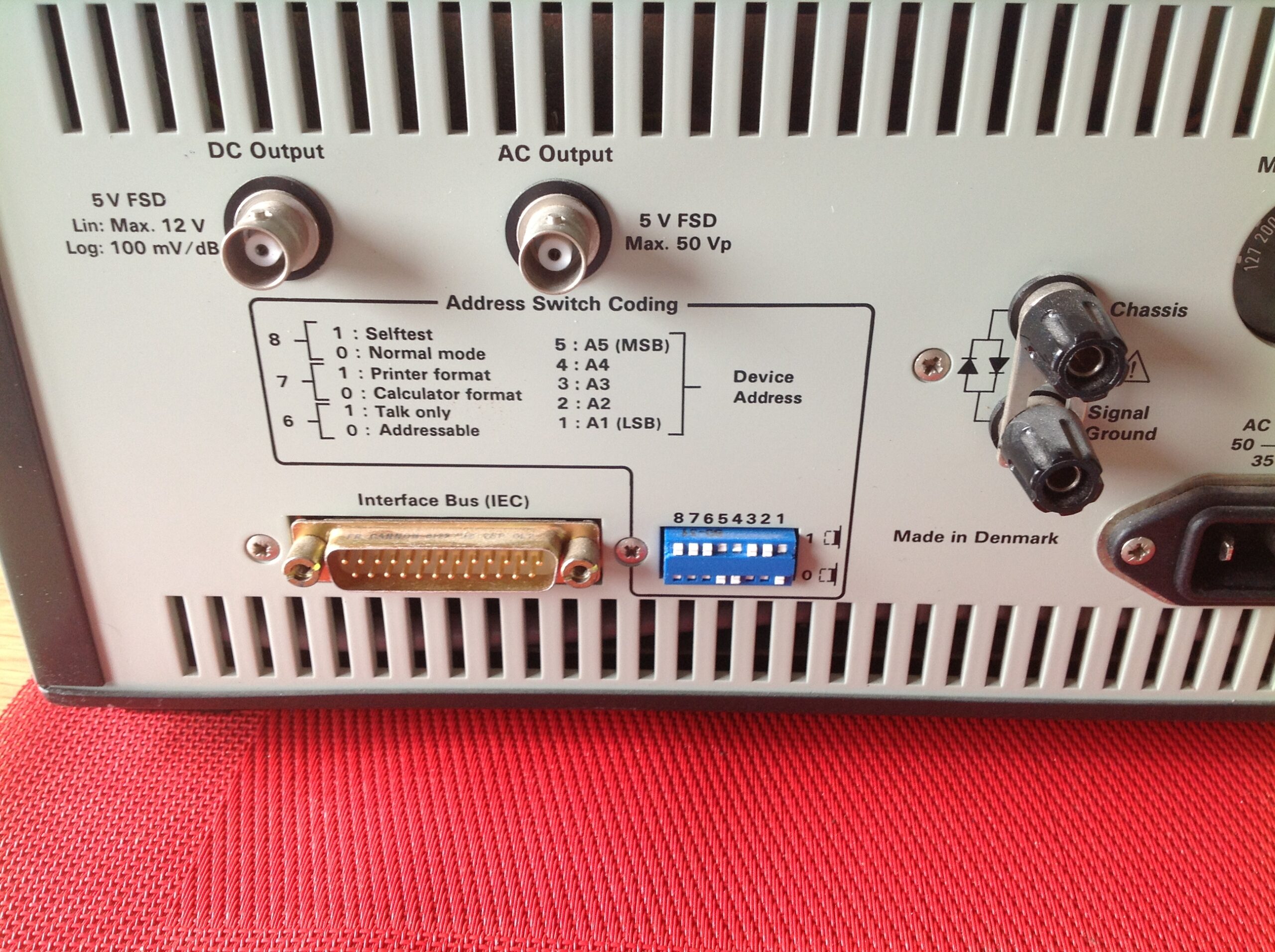 Brüel &amp; Kjaer Measuring Amplifier Type 2636