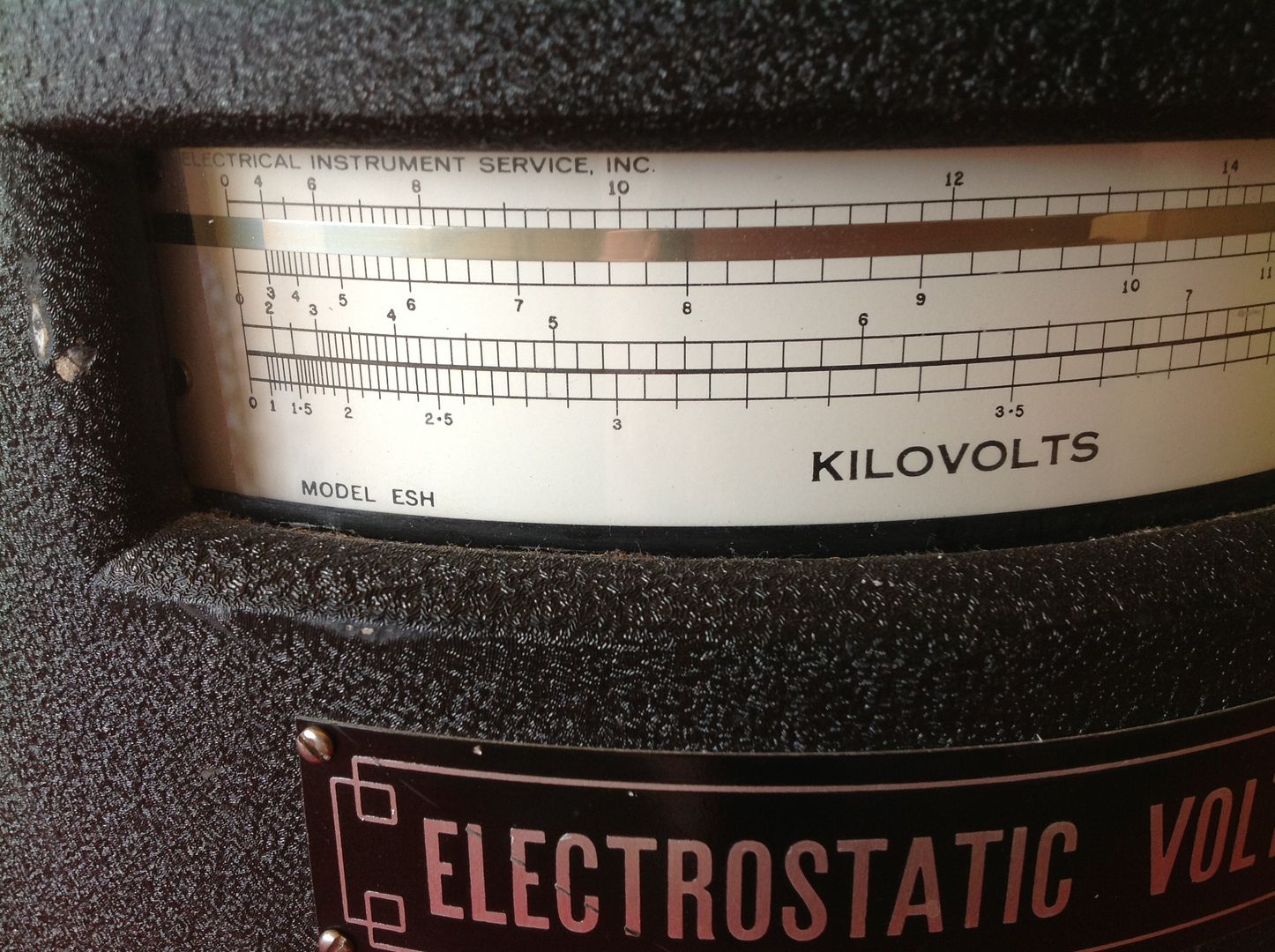 Diamond Pivoted Electrostatic Voltmeter Mod. ESH