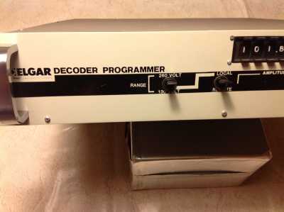 Elgar Decoder Programmer Mod. DAP3-400A-157-160