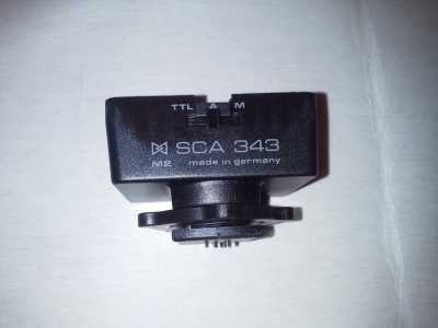 Blitzadapter für Kameras SCA 343