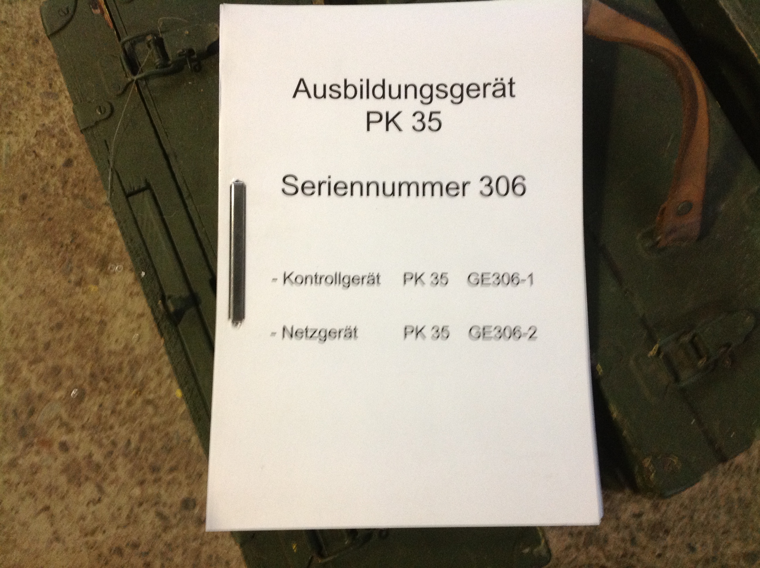 Fliegerfaust-Ausbildungsausstattung PK 35