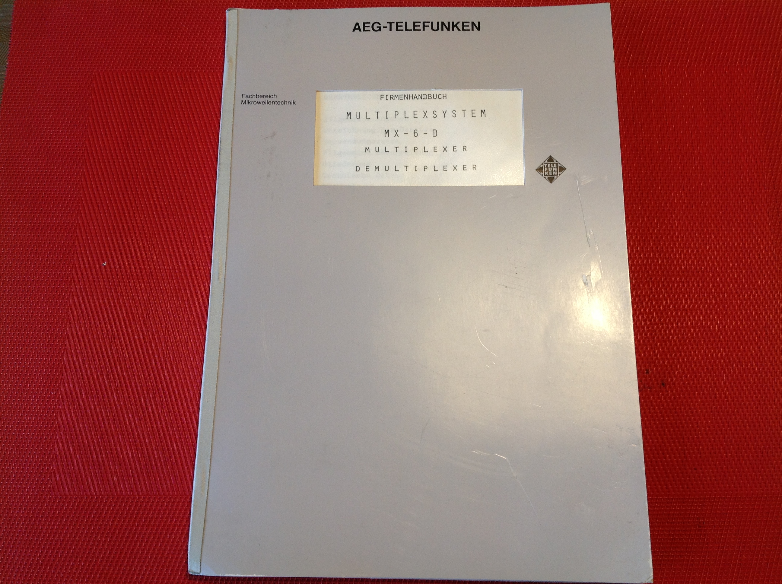 AEG - Telefunken MX 6D Muliplexer